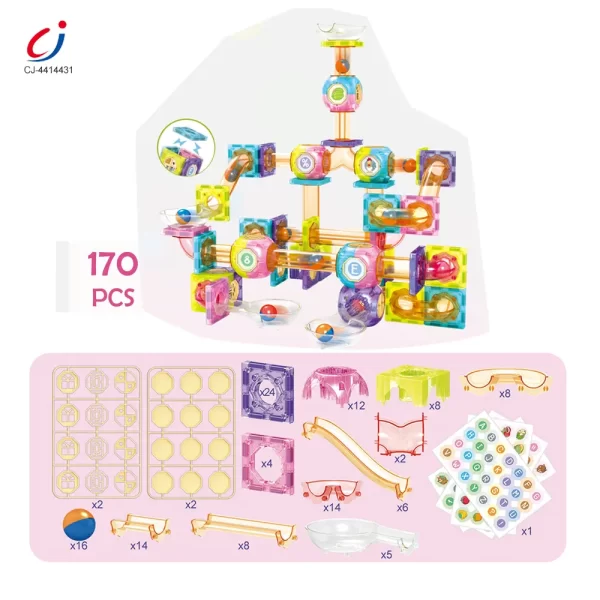Wholesale Magnetic Block Sets – With Pipes and Gears, Ball Bearings
