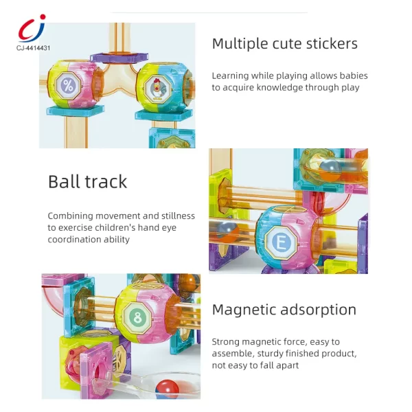 Wholesale Magnetic Block Sets – With Pipes and Gears, Ball Bearings