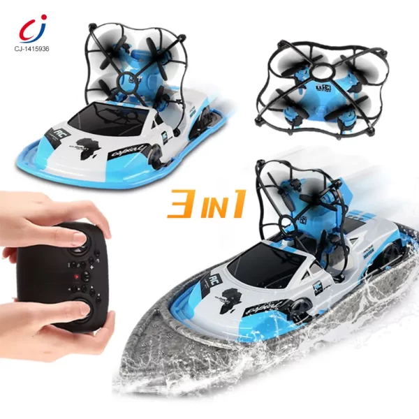 wholesale 3-in-1 drone car boat toy 3