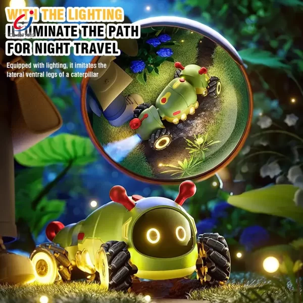 Wholesale Bionic RC Caterpillar Stunt Cars Simulate the Movement of a Real Caterpillar