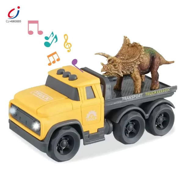 Wholesale Flatbed Transport Vehicle Toys - With Music and Light