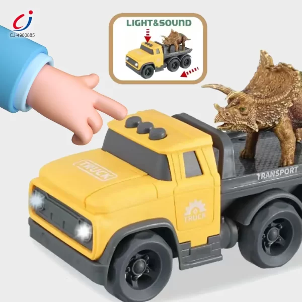 Wholesale Flatbed Transport Vehicle Toys - With Music and Light