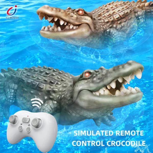 wholesale Green rc water crocodile (2)