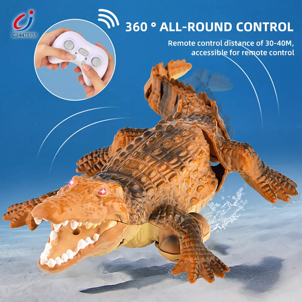 wholesale Green rc water crocodile (3)