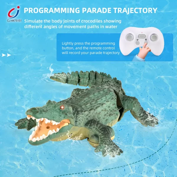 wholesale Green rc water crocodile (4)