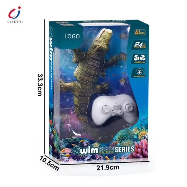 wholesale Green rc water crocodile (6)
