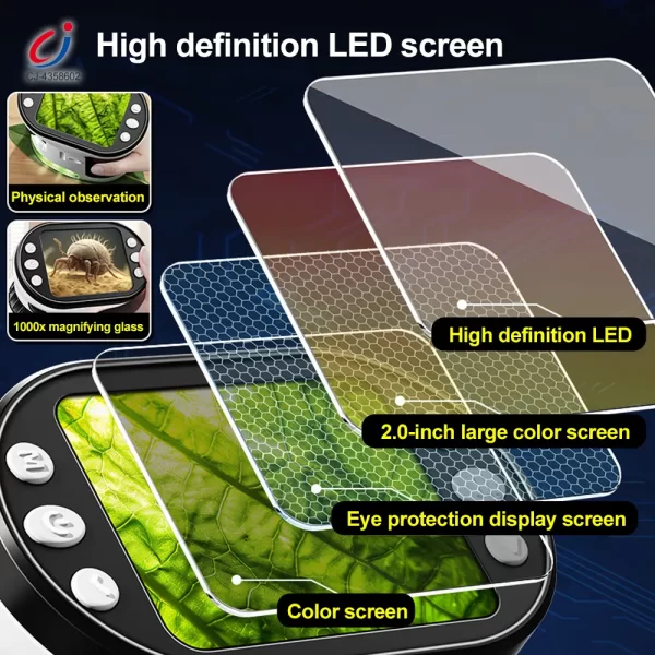 Wholesale Microscope Toys – 1000x HD Display, Capable of Capturing Photos/videos