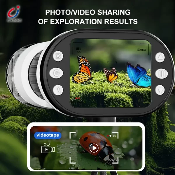 Wholesale Microscope Toys – 1000x HD Display, Capable of Capturing Photos/videos