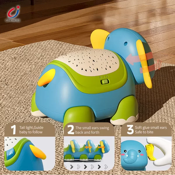 Smart RC Crawling Elephant for Guiding Your Baby to Crawl – Fun Baby Toy Wholesale