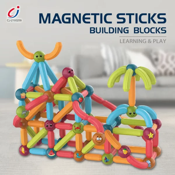 wholesale Magnetic rod building blocks (2)