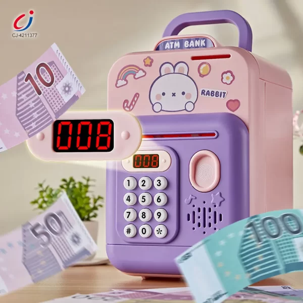 Wholesale Cute Rabbit Deposit Toys with Intelligent Display