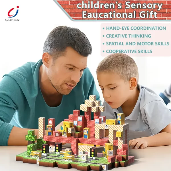 Großhandel magnetische Gebäude Würfel 2