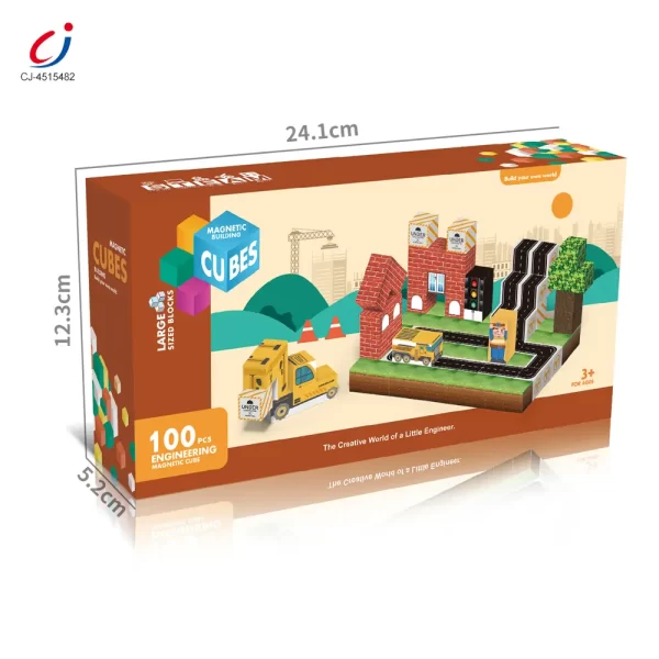 Großhandel magnetische Gebäude Würfel 6