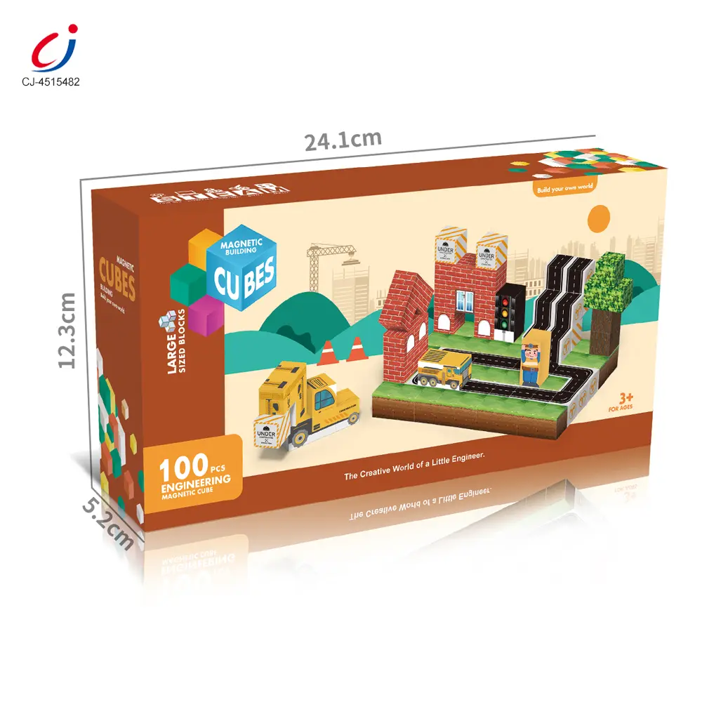 Großhandel magnetische Gebäude Würfel 6