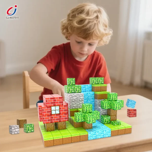wholesale magnetic minecraft block toy 3