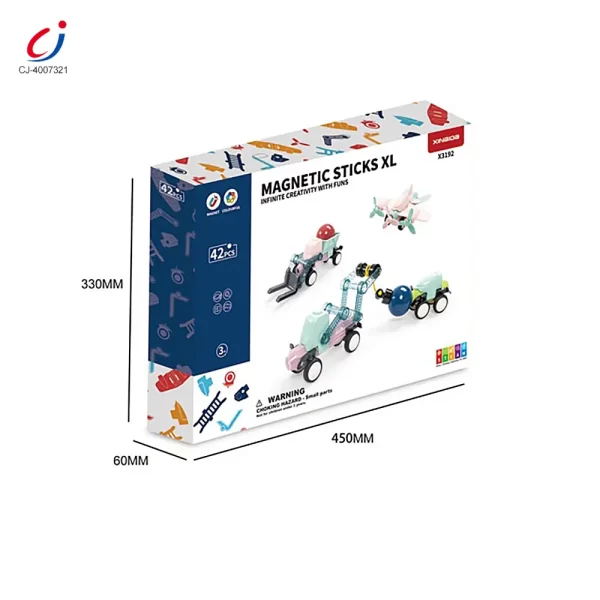 wholesale magnetic rod vehicle toy 6