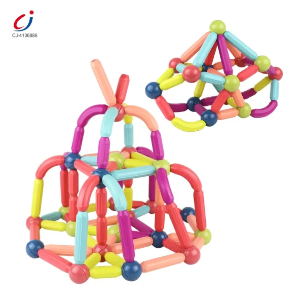 Wholesale Magnetic Bar Toy with Balls - Magnetic Building Blocks Toy, STEM Toy