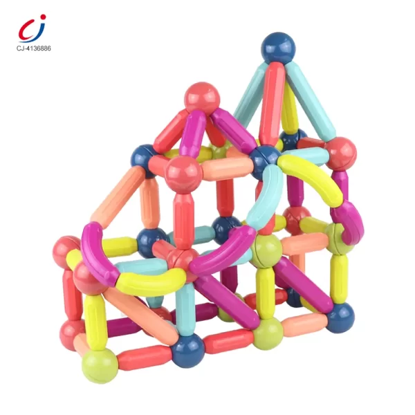 Wholesale Magnetic Bar Toy with Balls - Magnetic Building Blocks Toy, STEM Toy