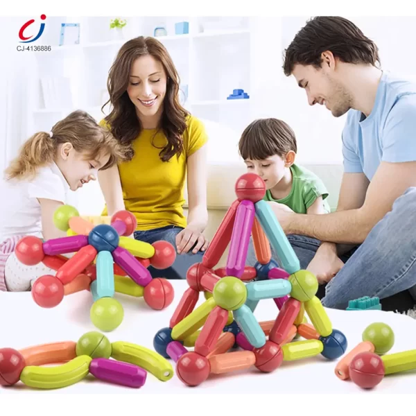 Wholesale Magnetic Bar Toy with Balls - Magnetic Building Blocks Toy, STEM Toy
