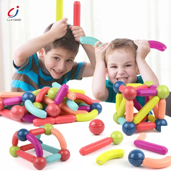 Wholesale Magnetic Bar Toy with Balls - Magnetic Building Blocks Toy, STEM Toy