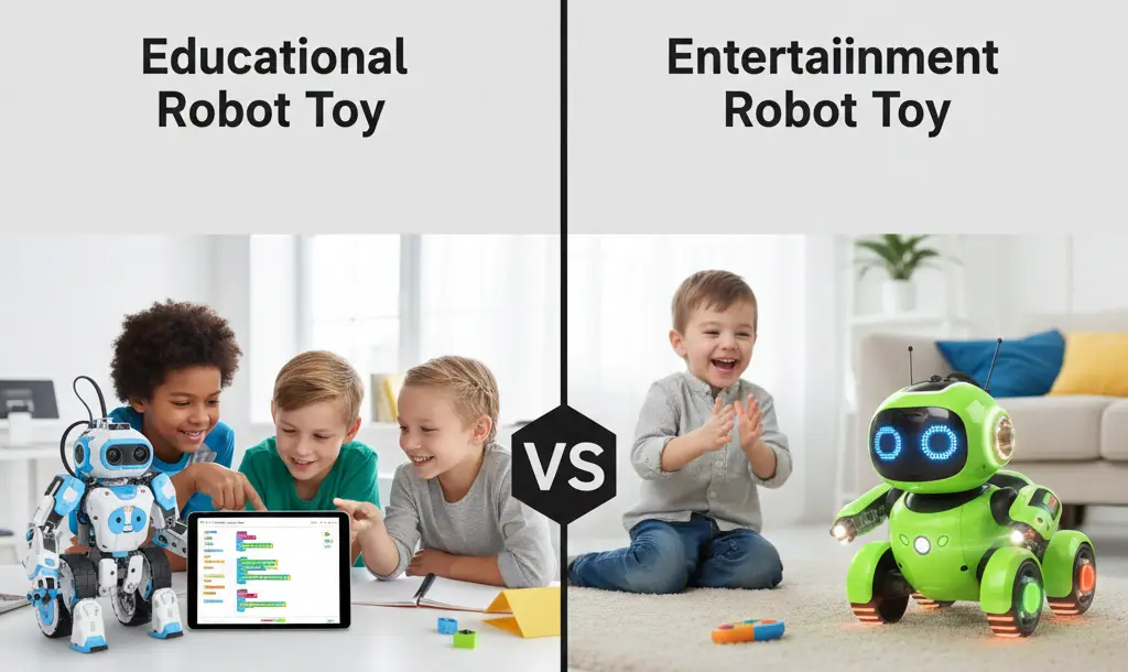 educational robot toy vs entertainment robot toy