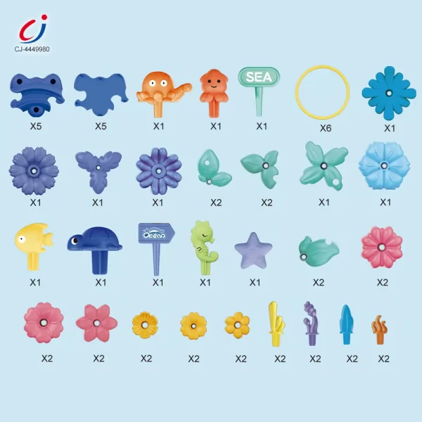 Wholesale Ocean Flower Building Block Toys - Building Blocks Toy, Educational Toy China