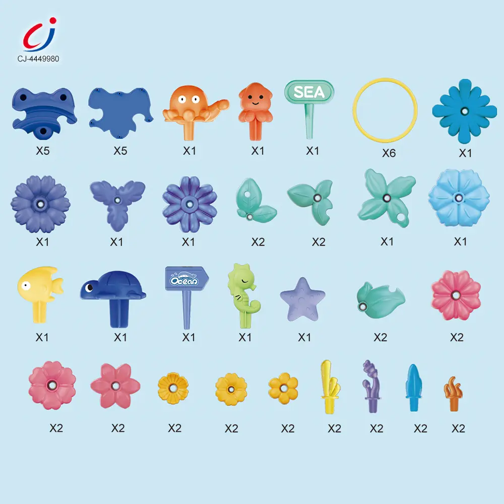 Wholesale Ocean Flower Building Block Toys - Building Blocks Toy, Educational Toy China - 图片 2