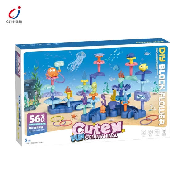 Wholesale Ocean Flower Building Block Toys - Building Blocks Toy, Educational Toy China