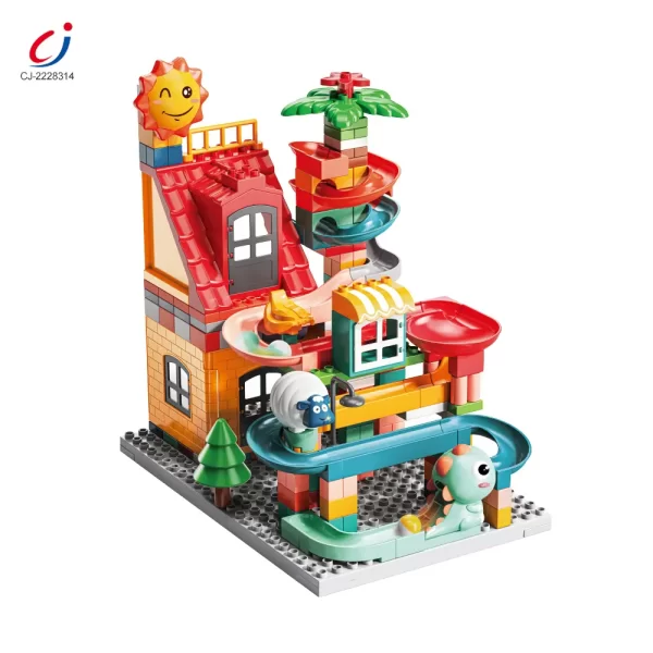 Wholesale Cottag Track Toy, 230PCS, Dinosaur Farm Theme, DIY Assembly Toy - Track Toy