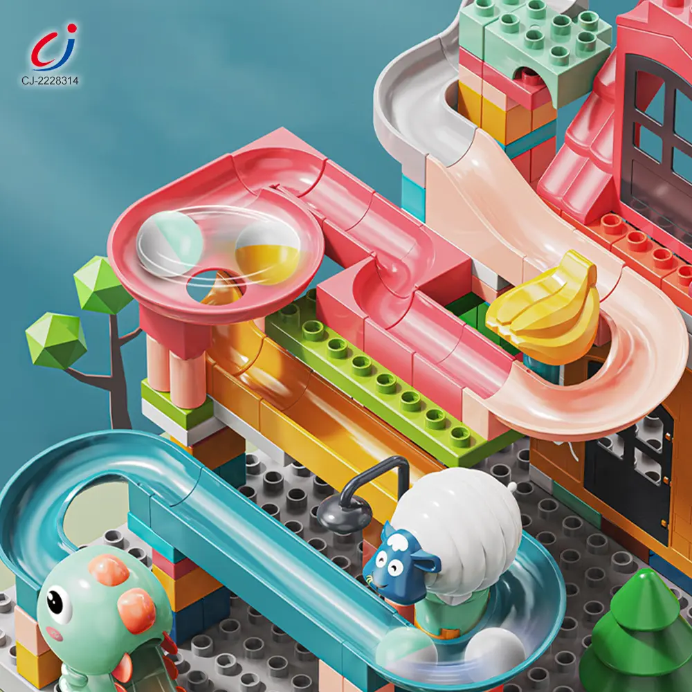 Wholesale Cottag Track Toy, 230PCS, Dinosaur Farm Theme, DIY Assembly Toy - Track Toy - 画像 (2)