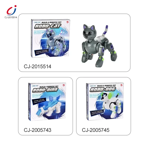 Wholesale Electric Mechanical Cat Toy with Clap Induction - Robot Toy Factory Supply