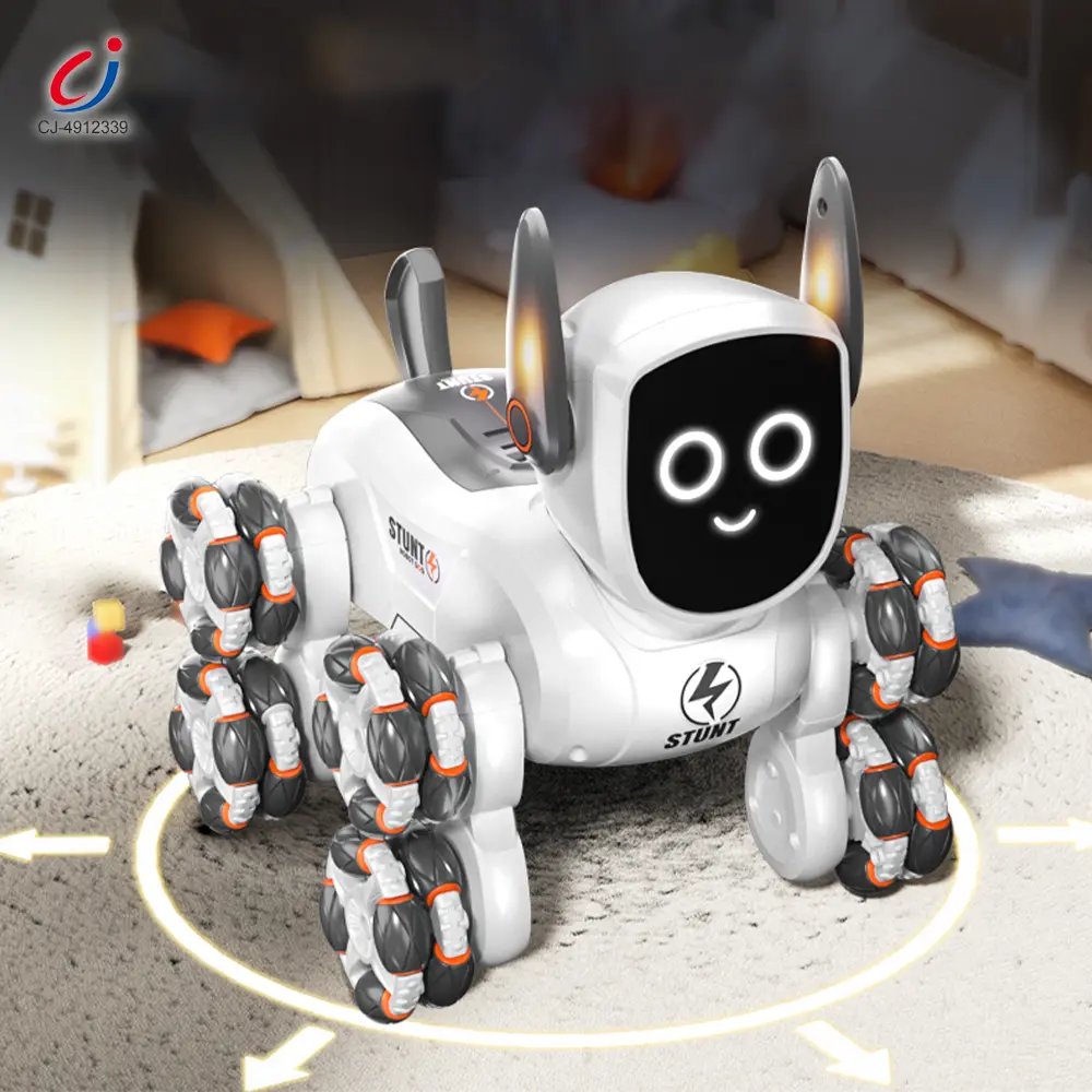 Wholesale 8-Wheeled Stunt Robot Dog Toy 4WD - Robot Toy Companies - 画像 (3)