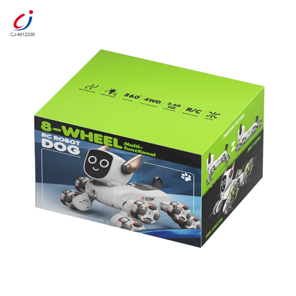 Wholesale 8-Wheeled Stunt Robot Dog Toy 4WD - Robot Toy Companies - 画像 (7)
