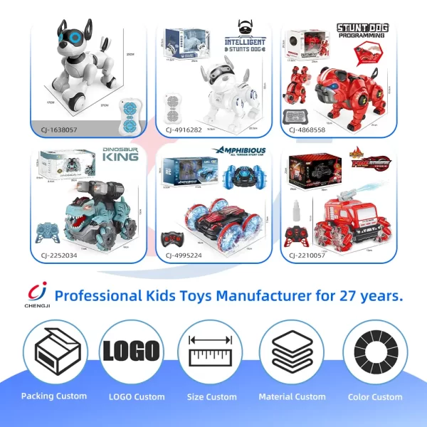 Wholesale Intelligent RC Robot Dog Toy with Programming - Bulk Toy Robots
