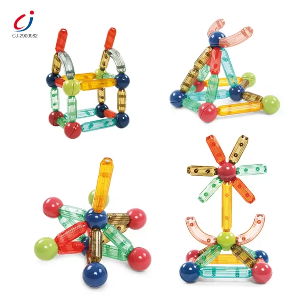 Wholesale 3D Magnetic Rod and Ball Set - Educational Building Blocks Toys Supplier