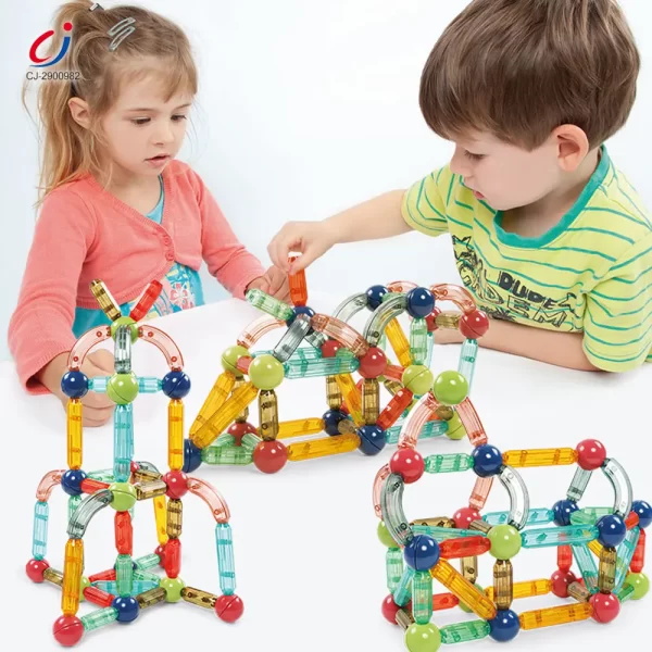Wholesale 3D Magnetic Rod and Ball Set - Educational Building Blocks Toys Supplier