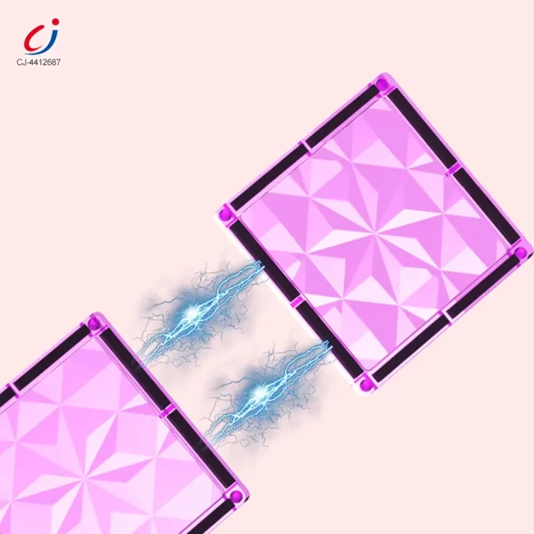 Wholesale Pink Magnetic Tiles Set 3D Blocks-diy building blocks