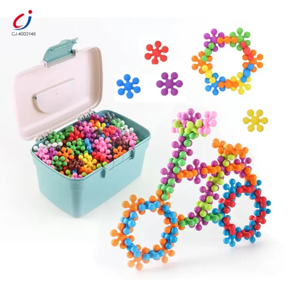 Wholesale Plum Blossom Building Blocks, 3D Snowflake - Building Blocks Toys China