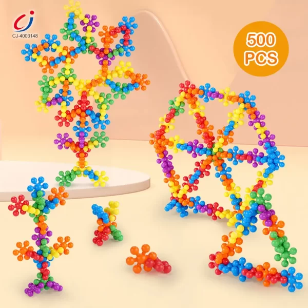 Wholesale Plum Blossom Building Blocks, 3D Snowflake - Building Blocks Toys China