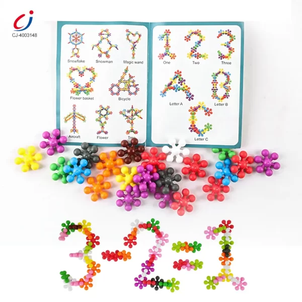 Wholesale Plum Blossom Building Blocks, 3D Snowflake - Building Blocks Toys China