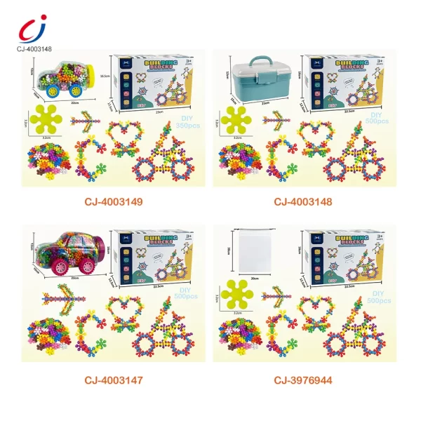 Wholesale Plum Blossom Building Blocks, 3D Snowflake - Building Blocks Toys China