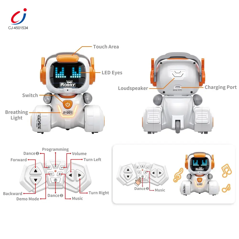 Wholesale Cute Intelligent Robot at Factory Price - Robot Toy Maker – Image 6