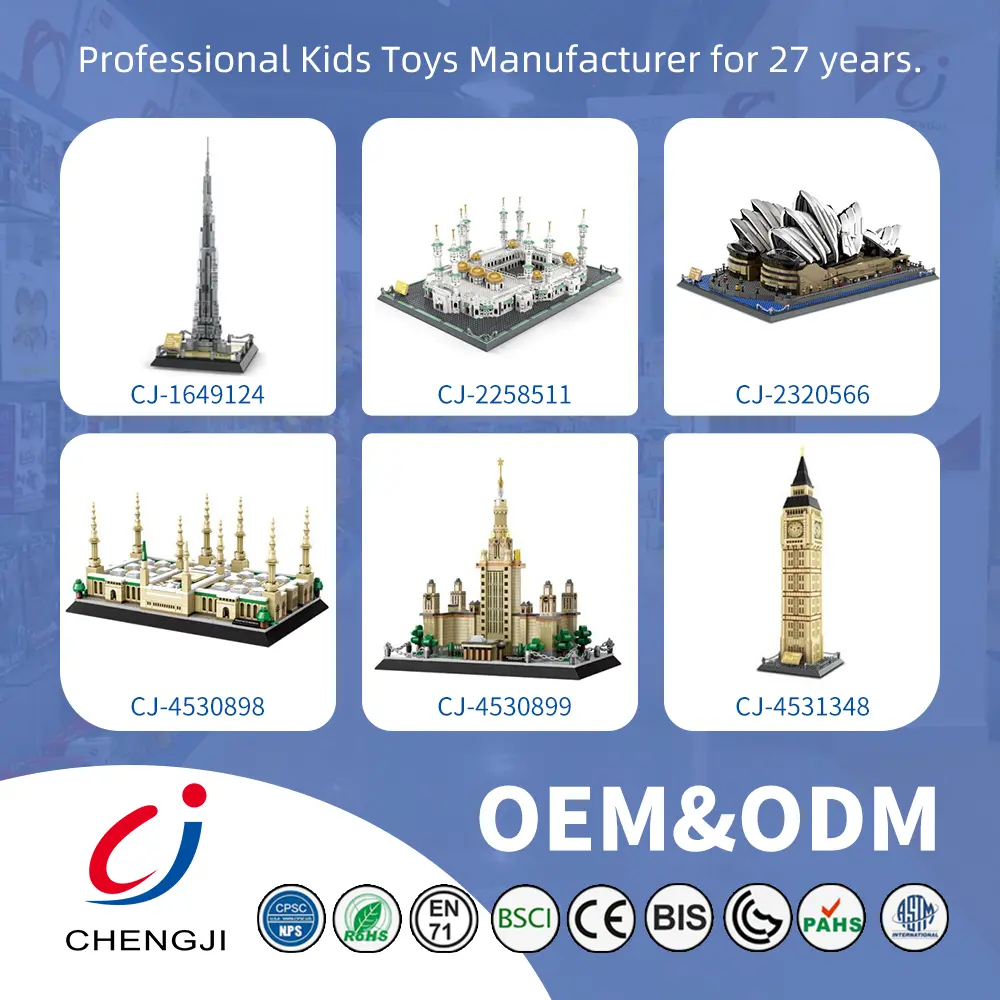 Wholesale Madinah Building Block Set For Cultural Learning - Building Blocks Toy Manufacturer - Image 6