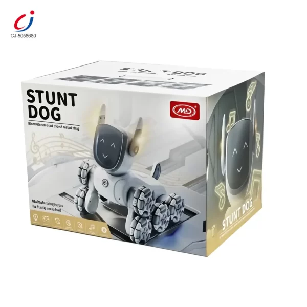 Wholesale 8-Wheeled Robot Dog with Voice & Stunt Features - Bulk Toy Robots Supply