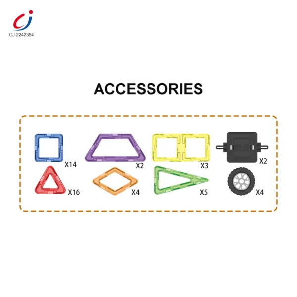 Wholesale Magnetic Tile Building Blocks, 50 Pcs - Educational Toy