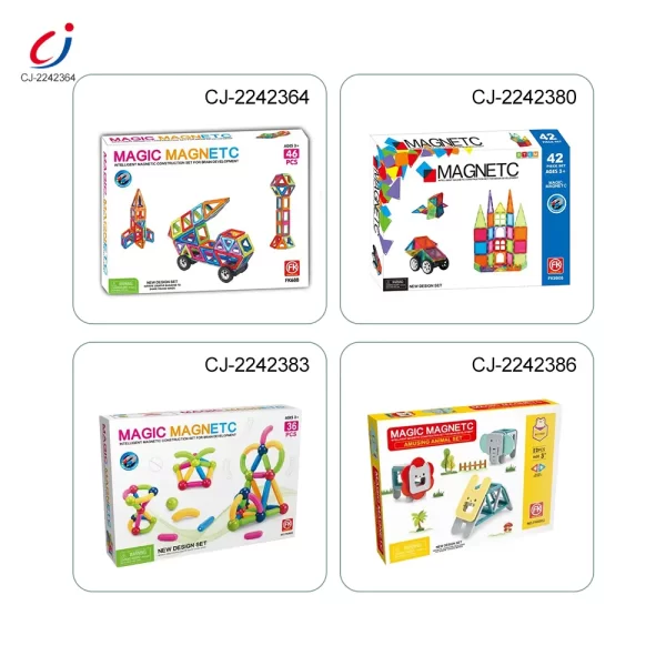 Wholesale Magnetic Tile Building Blocks, 50 Pcs - Educational Toy