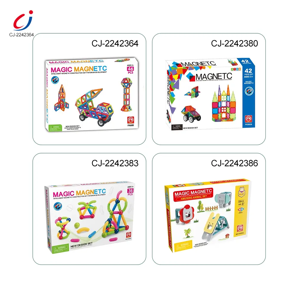 Wholesale Magnetic Tile Building Blocks, 50 Pcs - Educational Toy - 画像 (5)