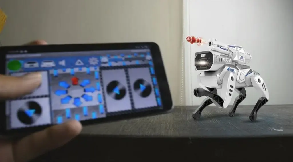 connect the robot via bluetooth or wi-fi