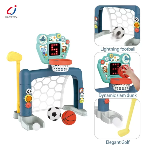 function display of the wholesale 3-in-1 sports toys