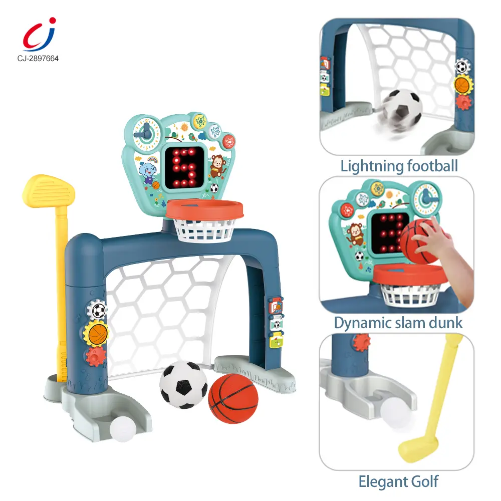 function display of the wholesale 3-in-1 sports toys